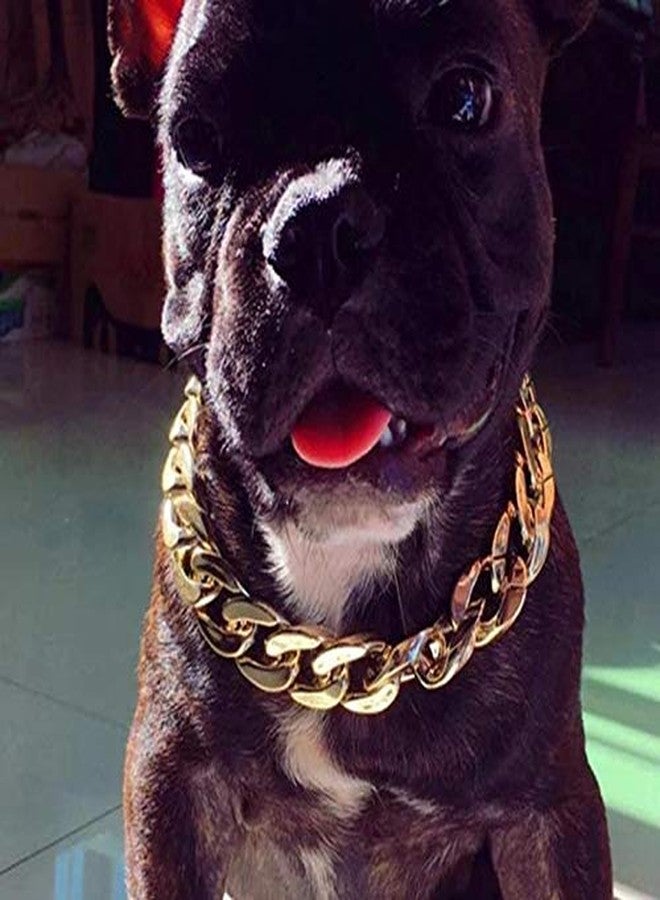 The DDS Store Dog's Pure Brass Grinder Design Training Choke Chain Collars (24 Inch Collar/2 cm Thick) Best for Labrador,Golden Retriever,American Pit Bull,Pit Bull,Rottweiler,Bulldog,German Shepherd - Image 3